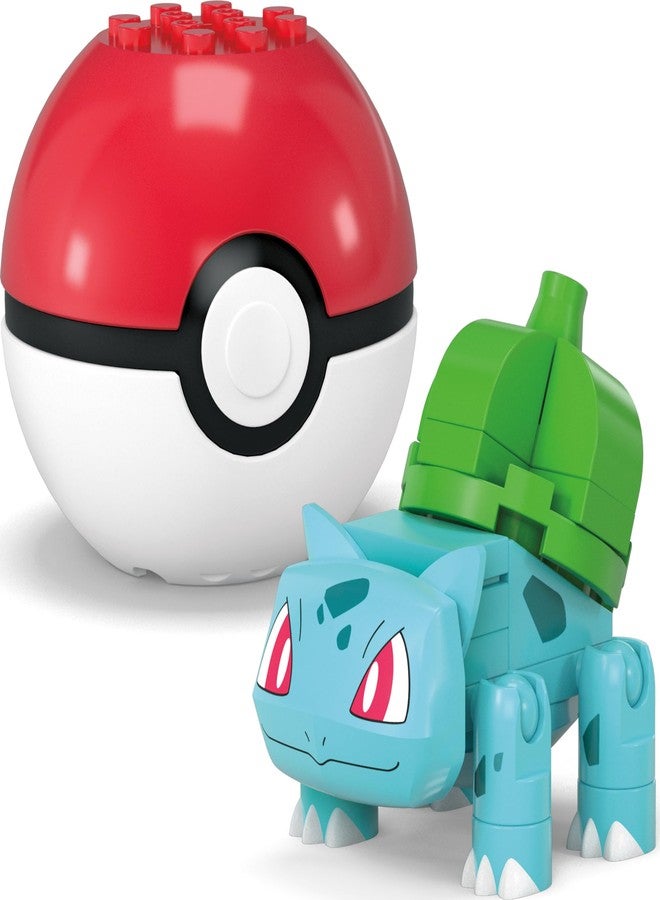 Mega Brands MEGA Pokémon Building Toys Set Bulbasaur & Psyduck with 63 Pieces, 2 Poseable Characters and Poké Ball, 2 Inches Tall, for Kids - Image 5